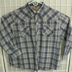 Wrangler Pearl Snap Shirt Size 3XL